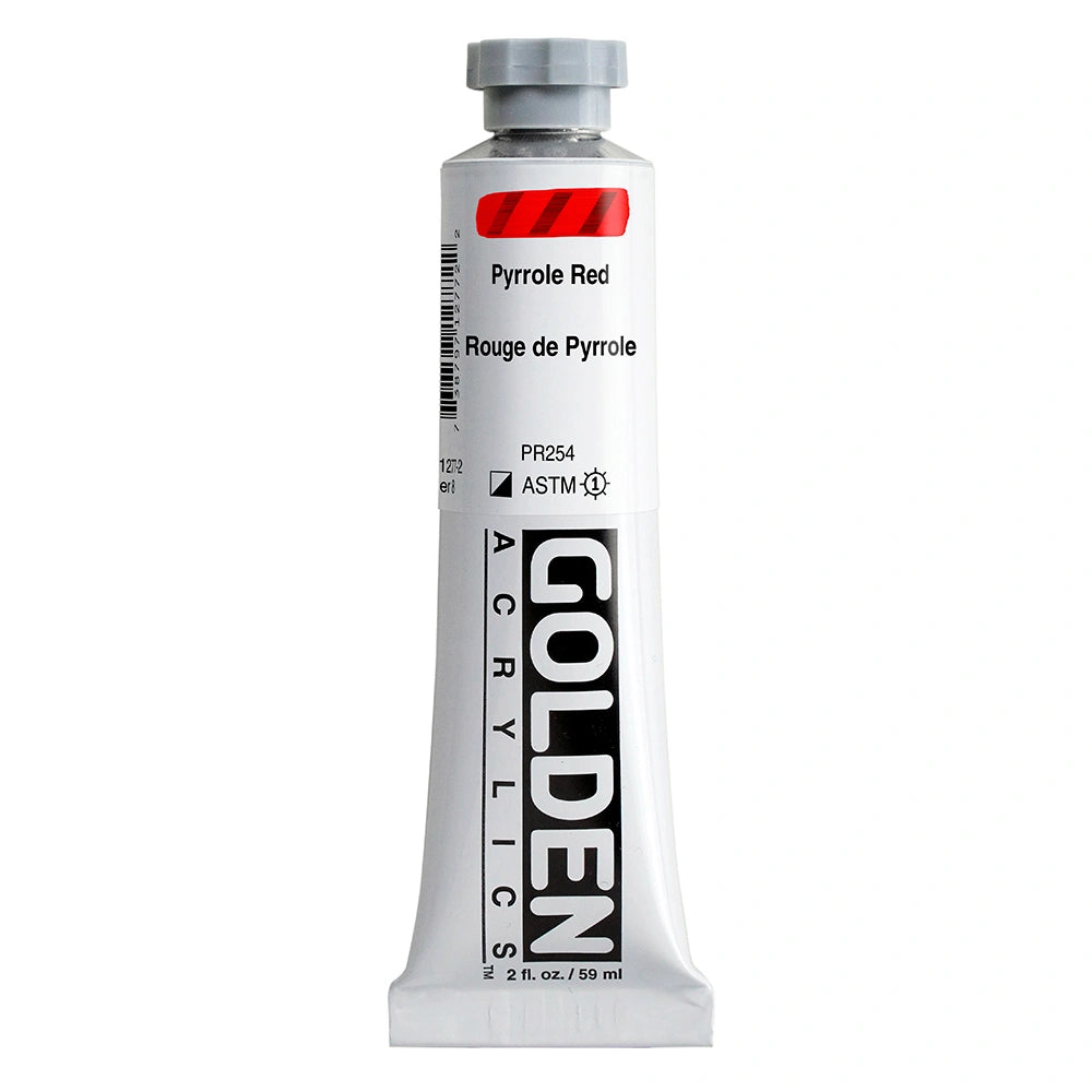 Golden Heavy Body Acrylic 59ml Pyrrole Red