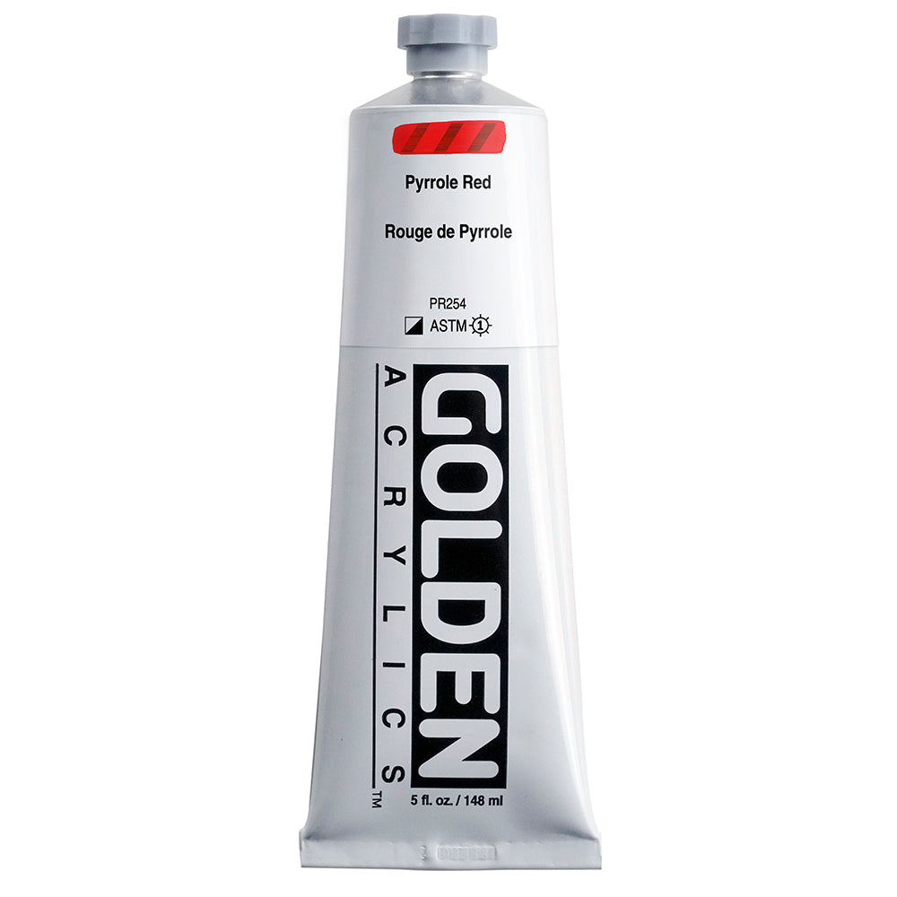 Golden Heavy Body Acrylic 148ml Pyrrole Red