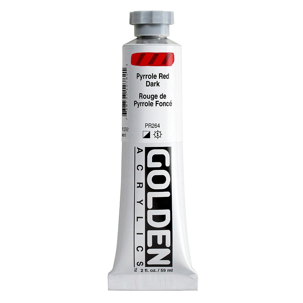 Golden Heavy Body Acrylic 59ml Pyrrole Red Dark