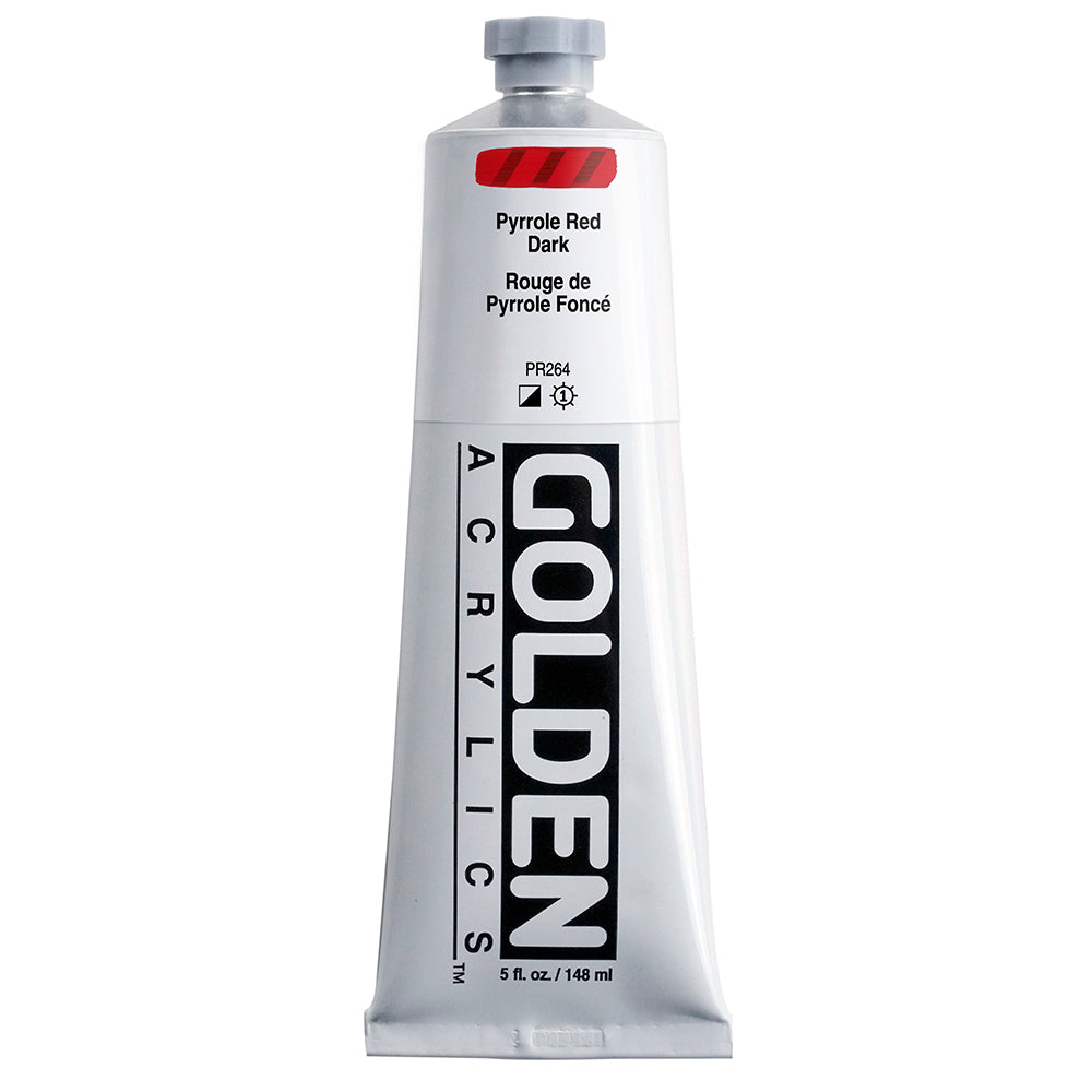 Golden Heavy Body Acrylic 148ml Pyrrole Red Dark