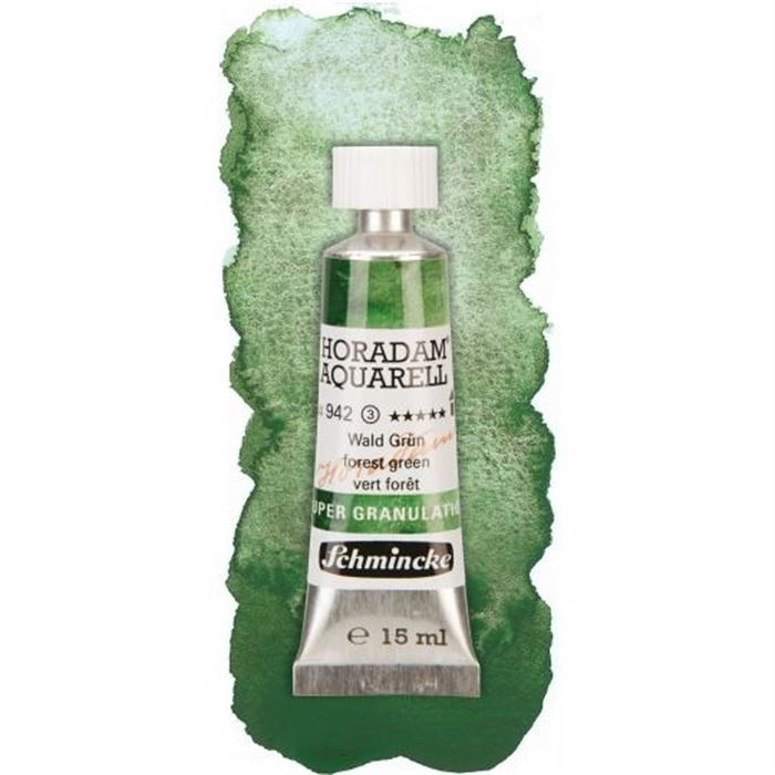 Schmincke Horadam Watercolour Supergranulating 15ml 942 Forest Green