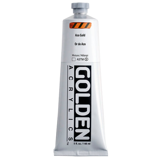 Golden Heavy Body Acrylic 148ml Azo Gold