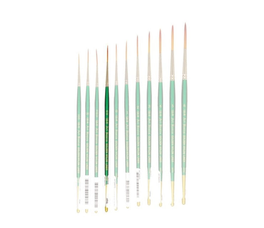 130R Art Basics Golden Nylon Rigger Watercolour Size 2/0