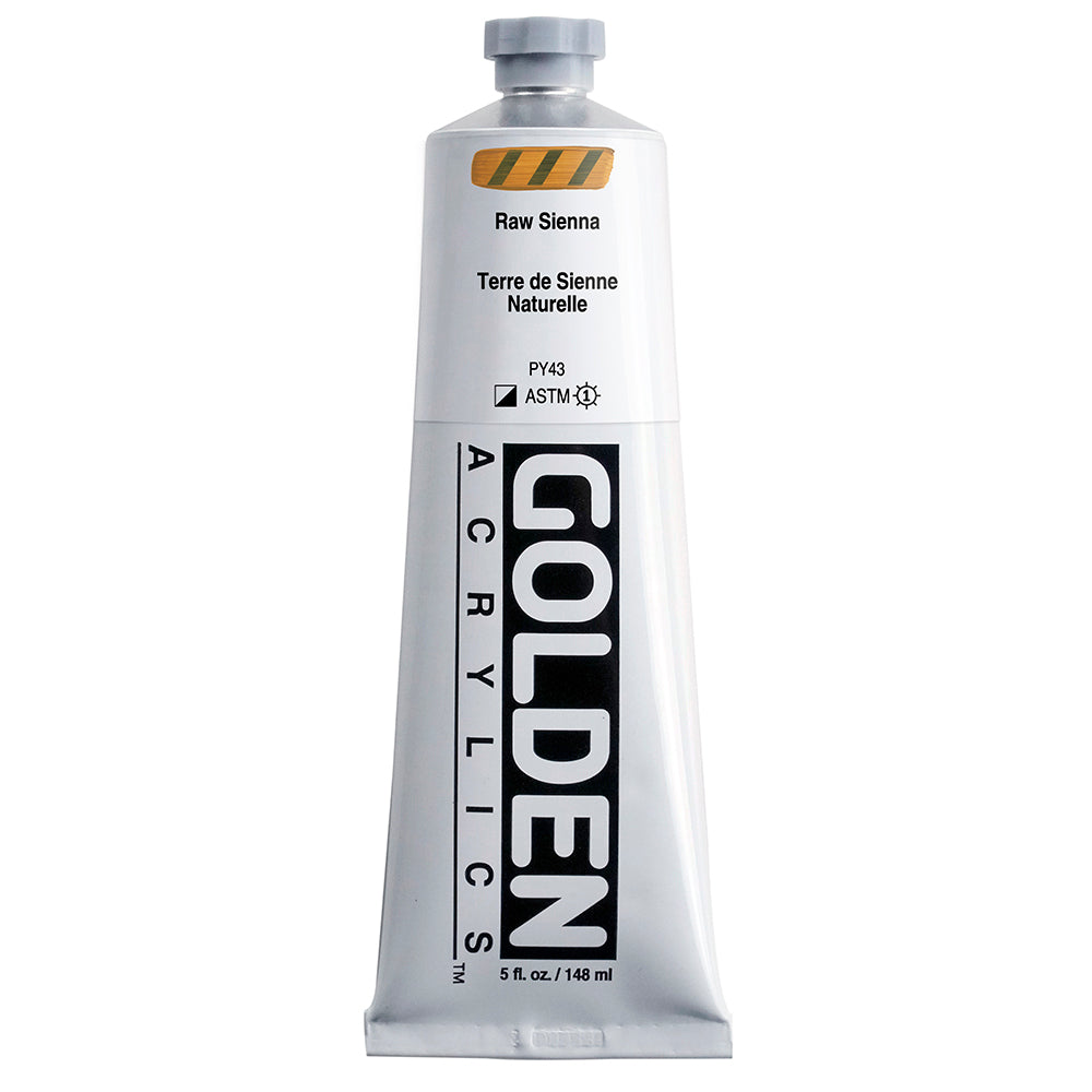 Golden Heavy Body Acrylic 148ml Raw Sienna