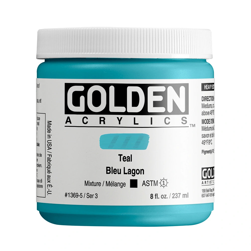 Golden Heavy Body Acrylic 237ml Teal