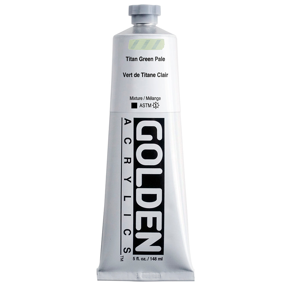 Golden Heavy Body Acrylic 148ml Titan Green Pale