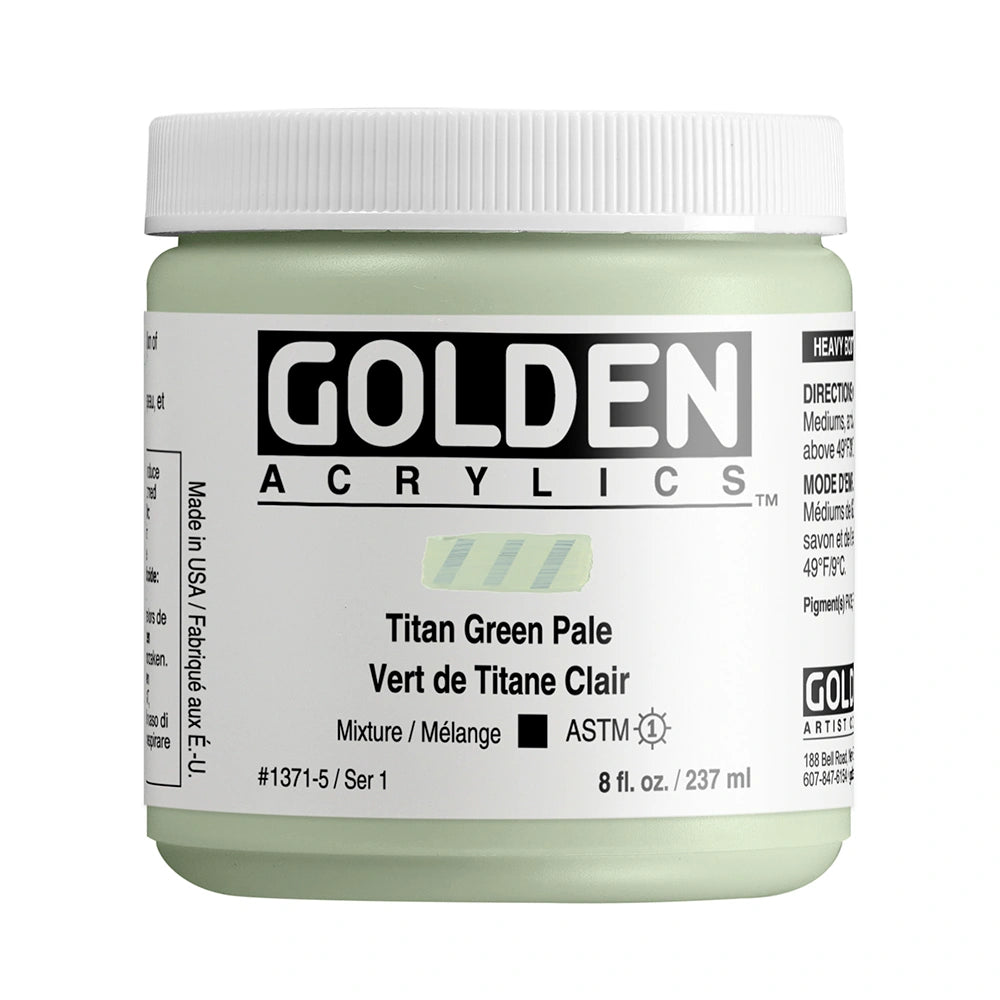 Golden Heavy Body Acrylic 237ml Titan Pale Green