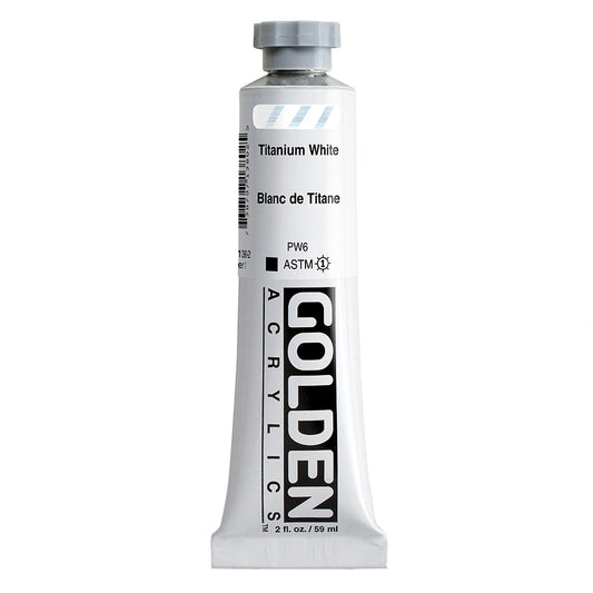 Golden Heavy Body Acrylic 59ml Titanium White