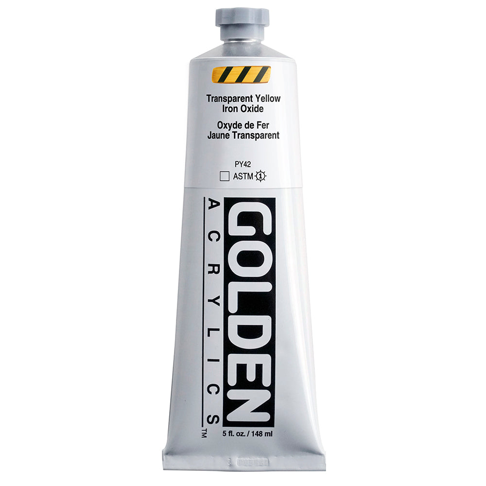 Golden Heavy Body Acrylic 148ml Transparent Yellow Iron Oxide