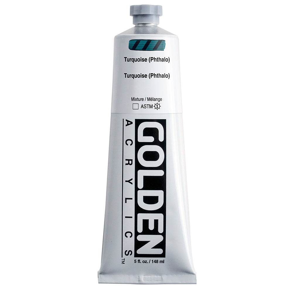 Golden Heavy Body Acrylic 148ml Turquoise (Phthalo)