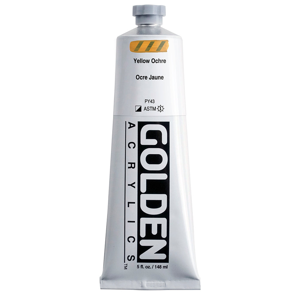 Golden Heavy Body Acrylic 148ml Yellow Ochre