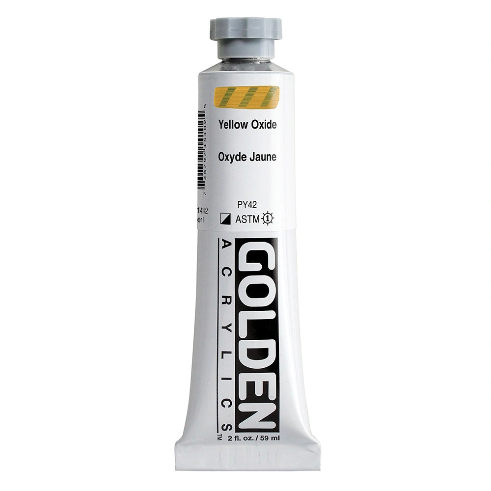 Golden Heavy Body Acrylic 59ml Yellow Oxide