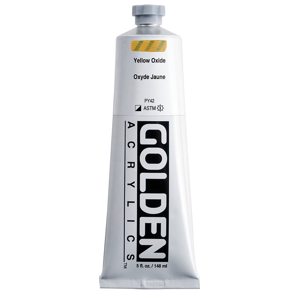 Golden Heavy Body Acrylic 148ml Yellow Oxide