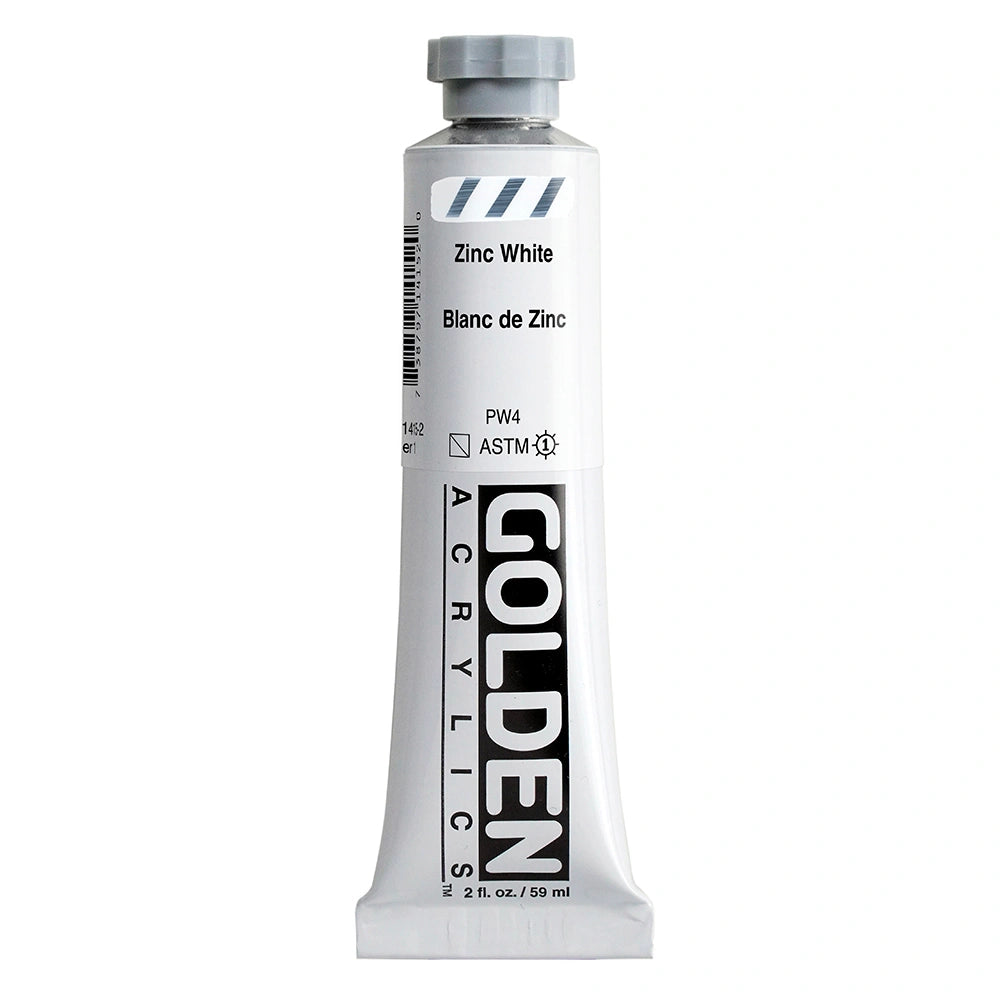 Golden Heavy Body Acrylic 59ml Zinc White