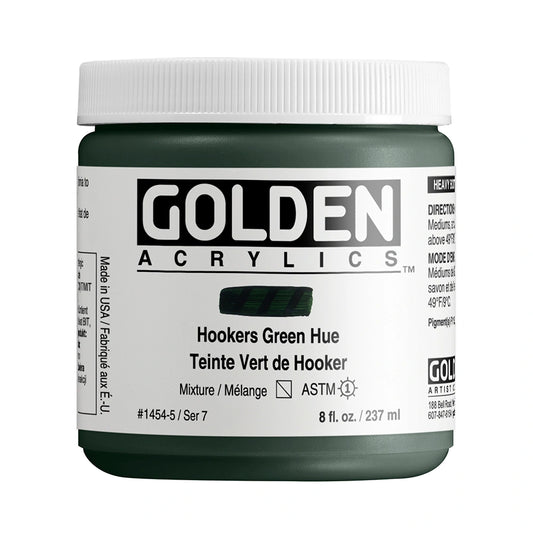 Golden Heavy Body Acrylic 237ml Hookers Green Hue