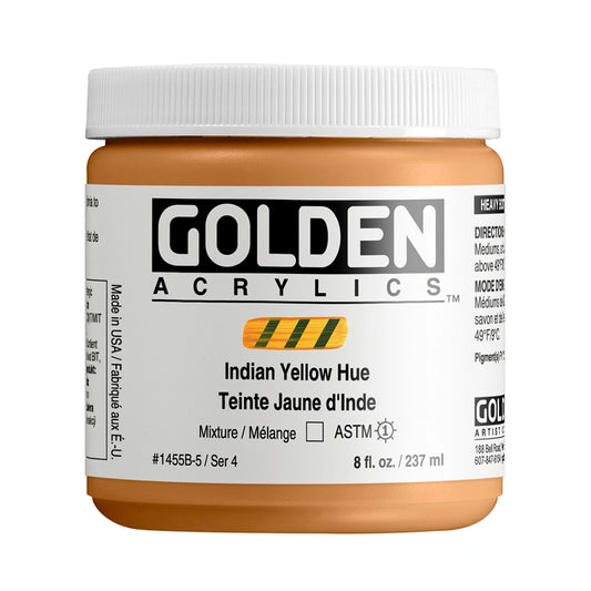 Golden Heavy Body Acrylic 237ml Indian Yellow Hue