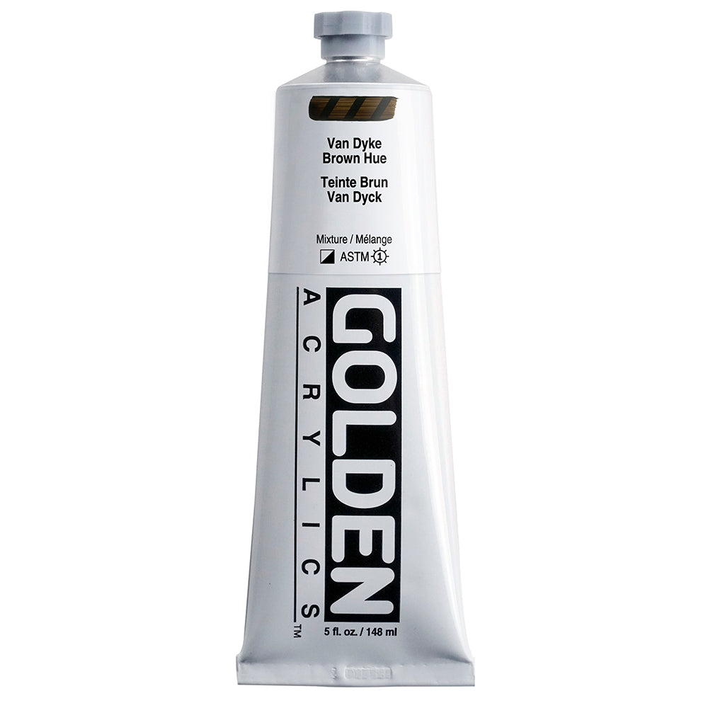 Golden Heavy Body Acrylic 148ml Van Dyke Brown Hue