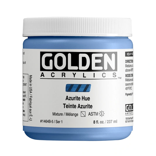 Golden Heavy Body Acrylic 237ml Azurite Hue