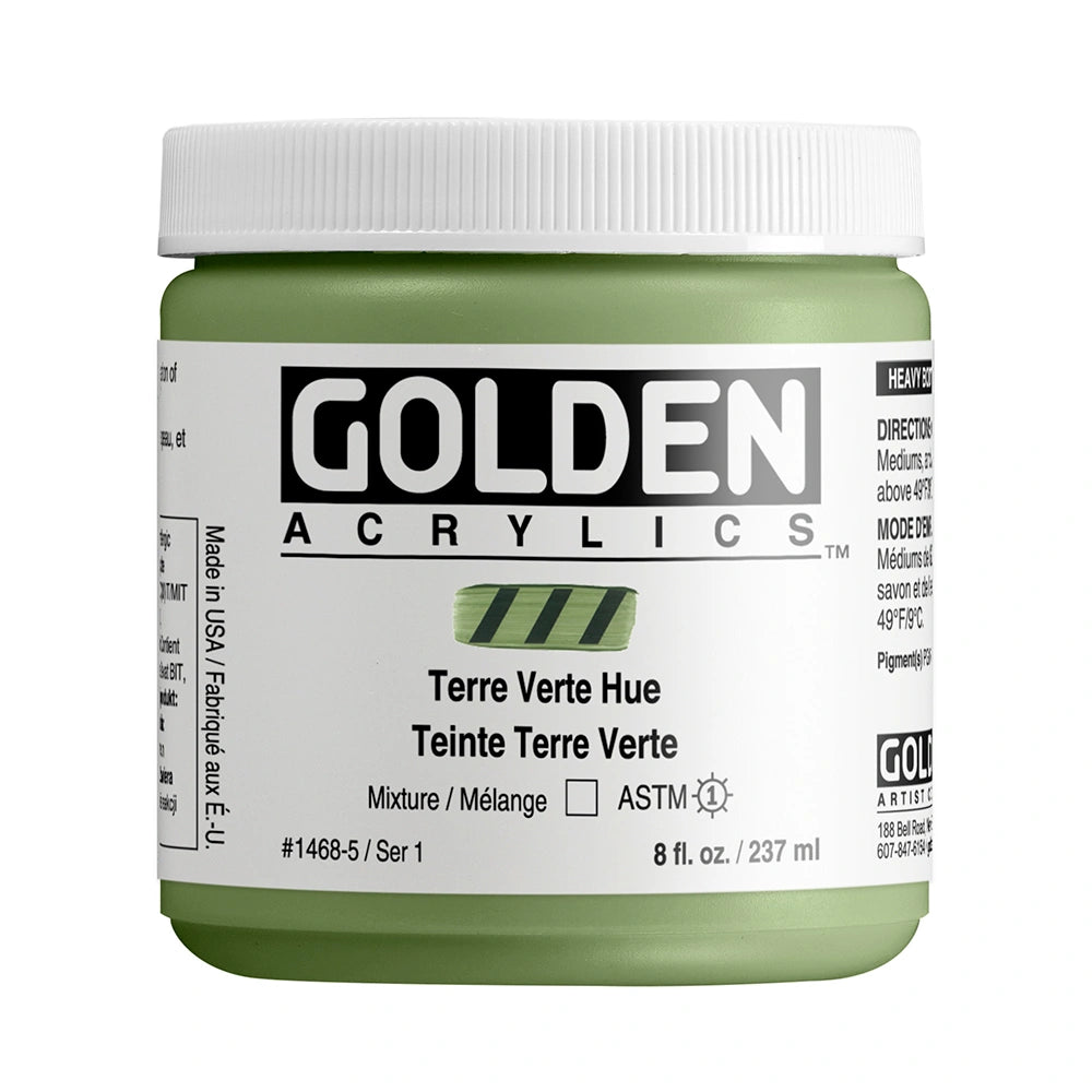 Golden Heavy Body Acrylic 237ml Terre Verte Hue