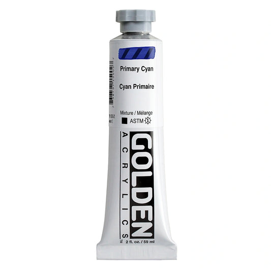 Golden Heavy Body Acrylic 59ml Primary Cyan