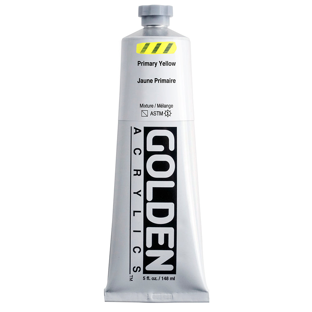 Golden Heavy Body Acrylic 148ml Primary Yellow