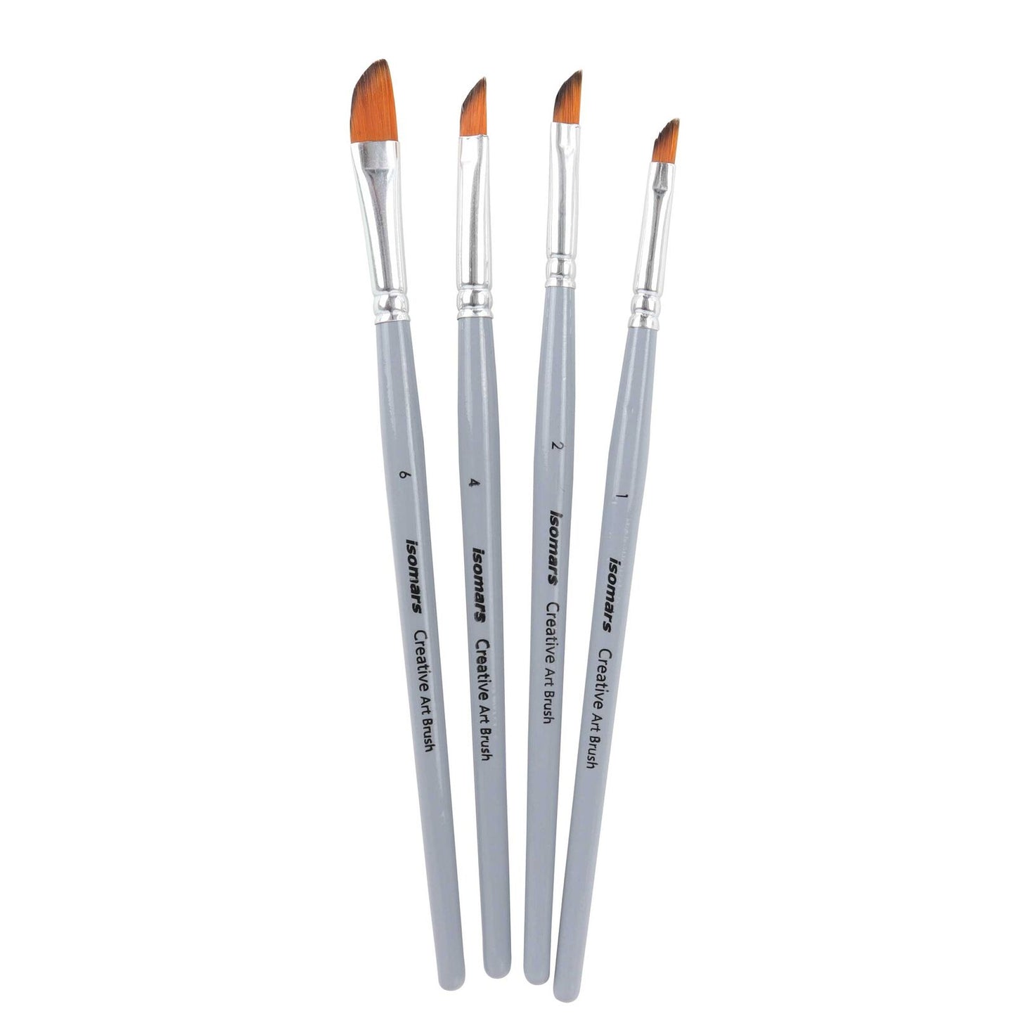 Isomars Creative Dagger Brush Set of 4 (Taklon)