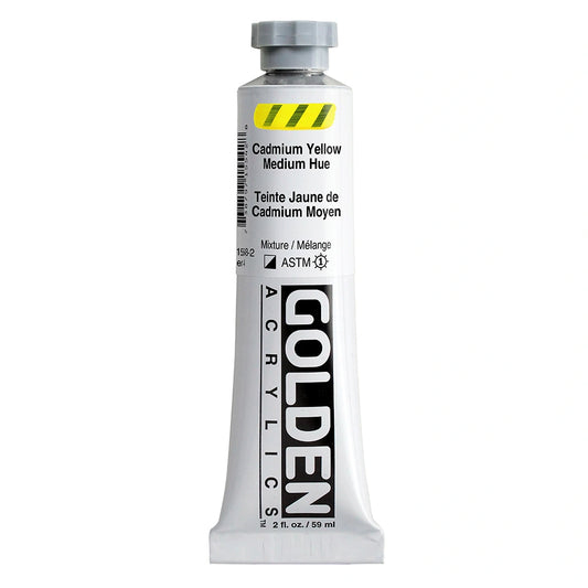 Golden Heavy Body Acrylic 59ml Cadmium Yellow Medium Hue