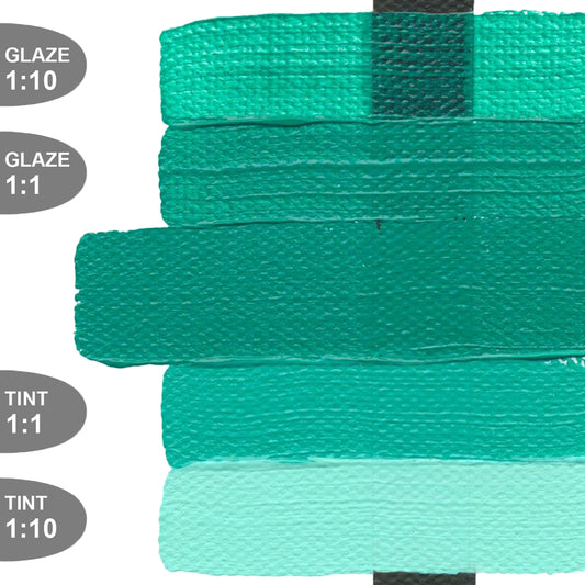 Golden Heavy Body Acrylic 148ml Light Turquoise (Phthalo)