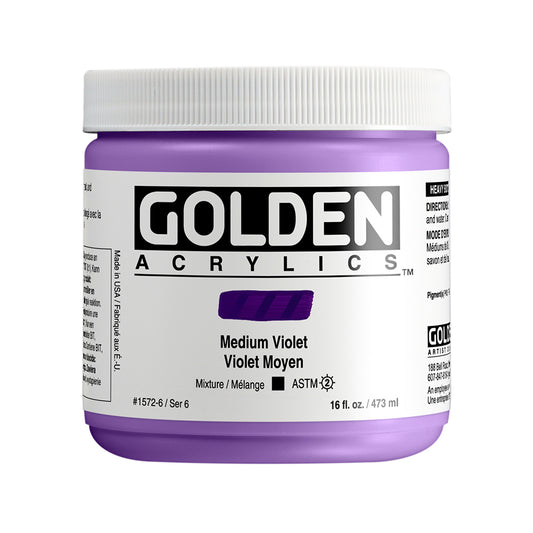 Golden Heavy Body Acrylic 473ml Medium Violet