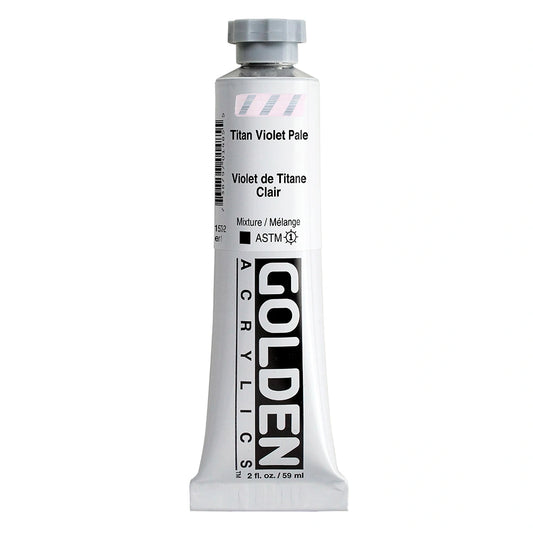 Golden Heavy Body Acrylic 59ml Titan Violet Pale