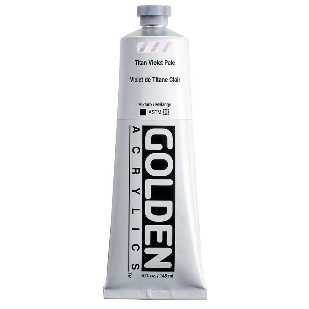 Golden Heavy Body Acrylic 148ml Titan Violet Pale