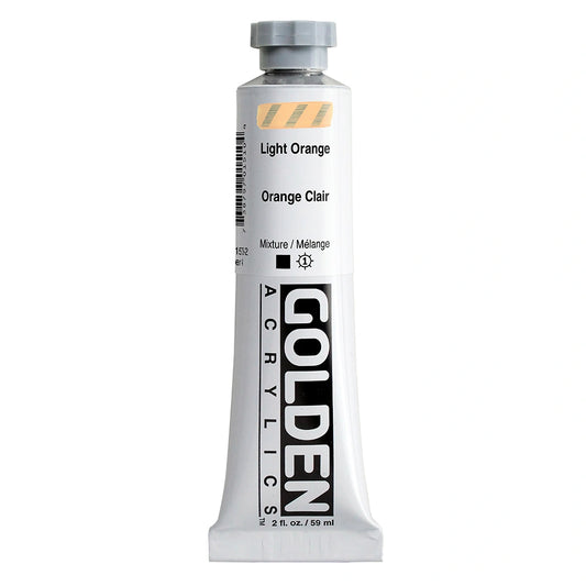 Golden Heavy Body Acrylic 59ml Light Orange