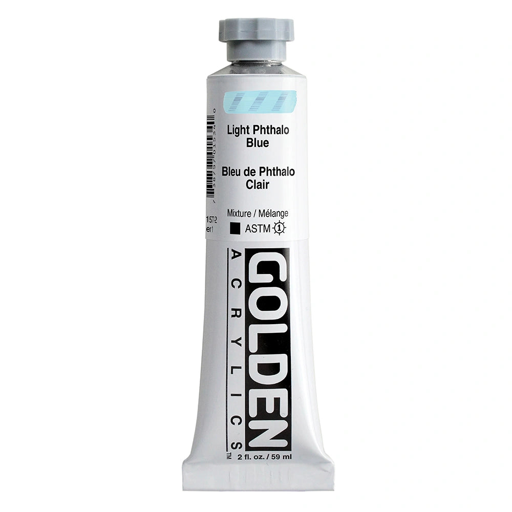 Golden Heavy Body Acrylic 59ml Light Phthalo Blue