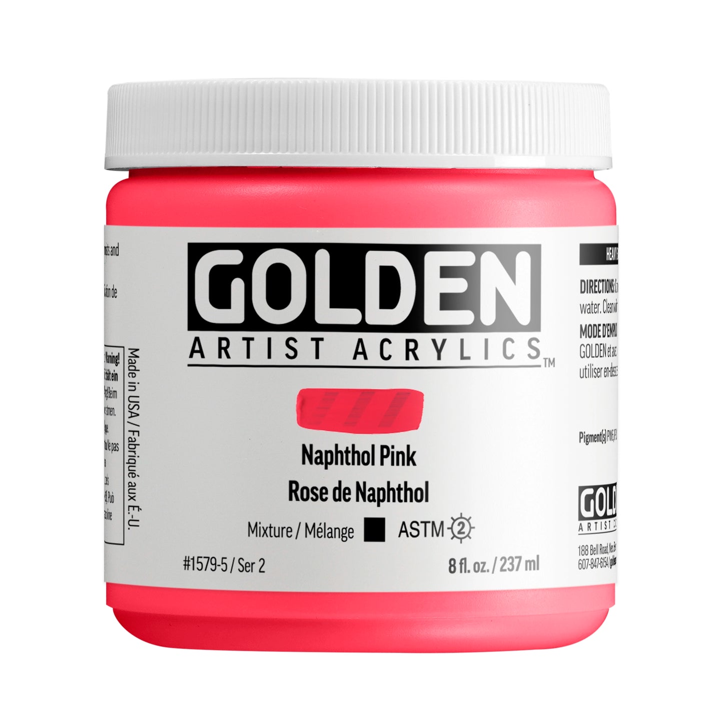 Golden Heavy Body Acrylic 237ml Naphthol Pink