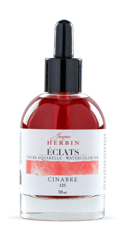 Eclats Watercolour Ink 50ml Cinabre / Vermilion (discontinued & online only)