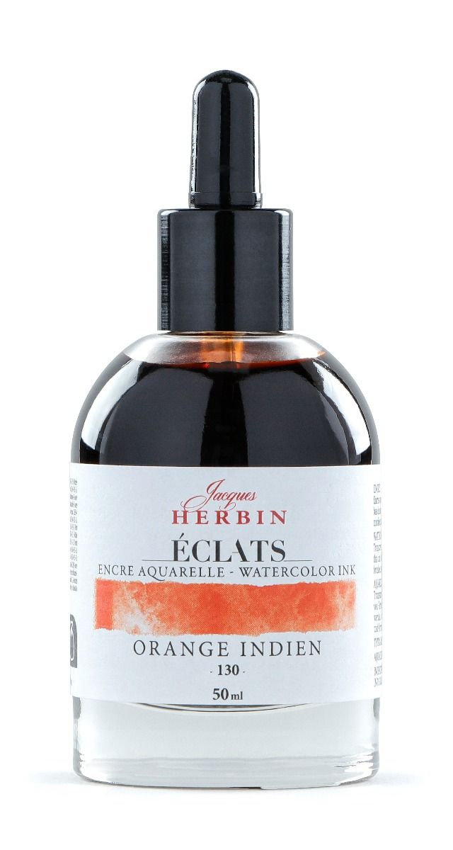 Eclats Watercolour Ink 50ml Orange Indien / Indian Orange