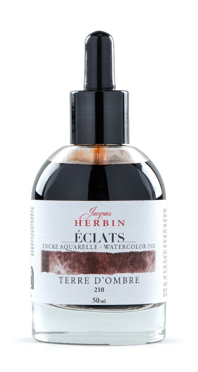 Eclats Watercolour Ink 50ml Terre D'Ombre / Umber