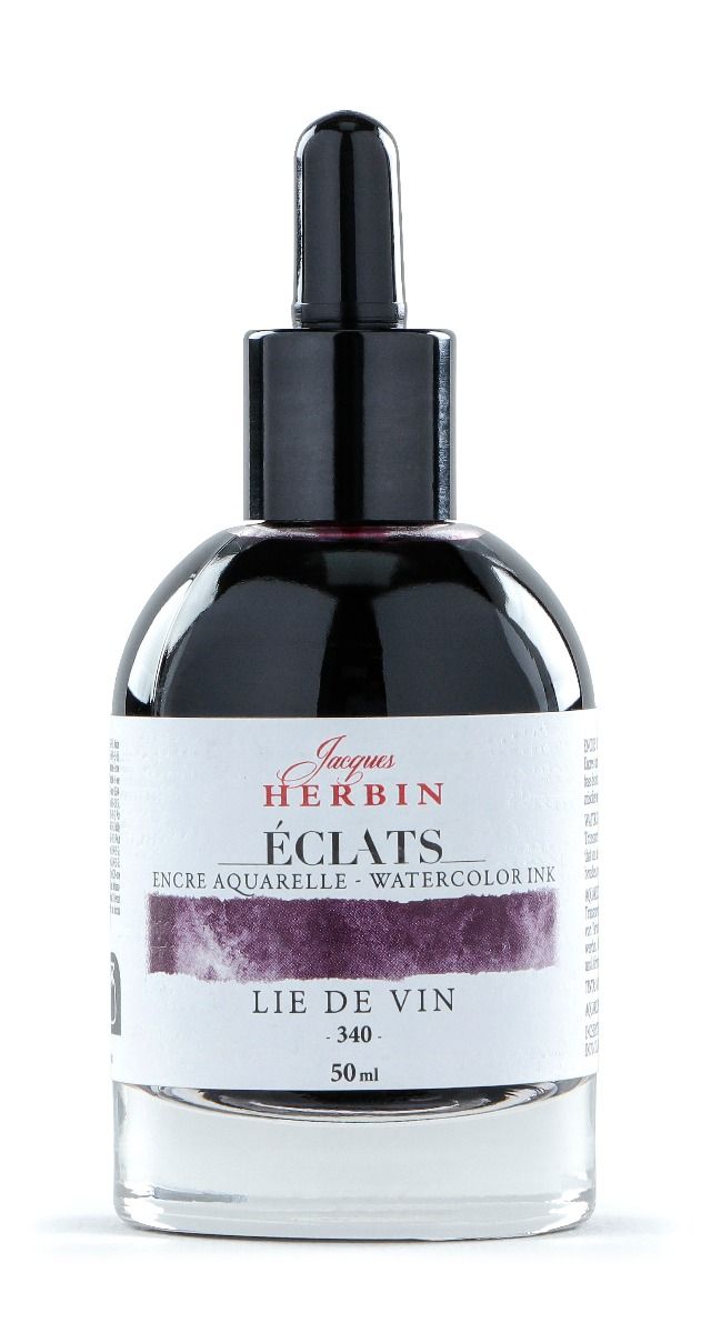 Eclats Watercolour Ink 50ml Lie De Vin / Burgundy