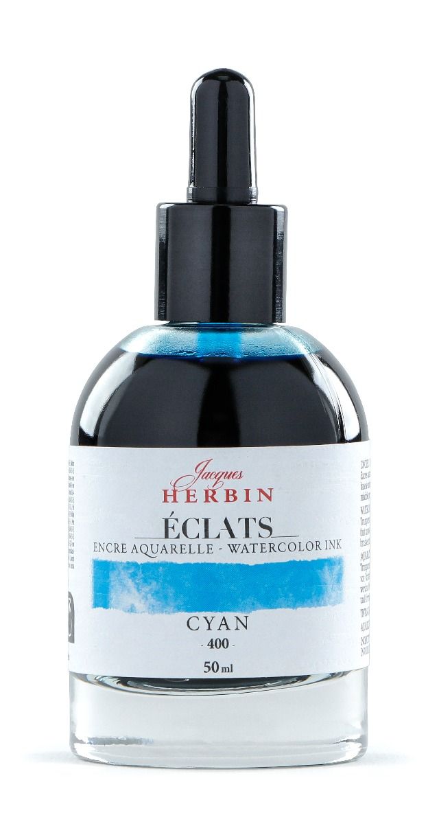 Eclats Watercolour Ink 50ml Cyan