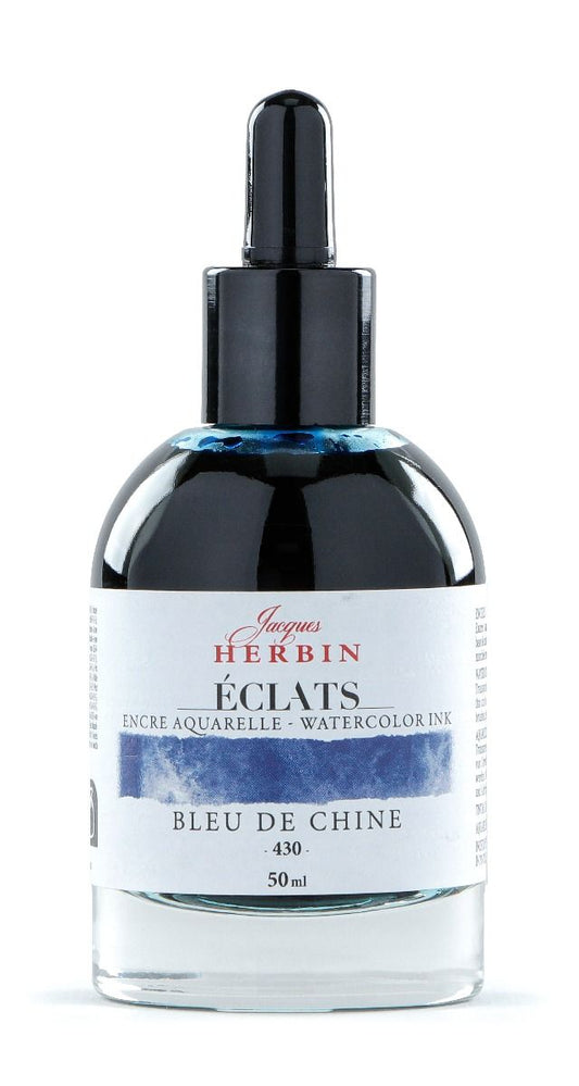 Eclats Watercolour Ink 50ml Bleu De Chine / China Blue