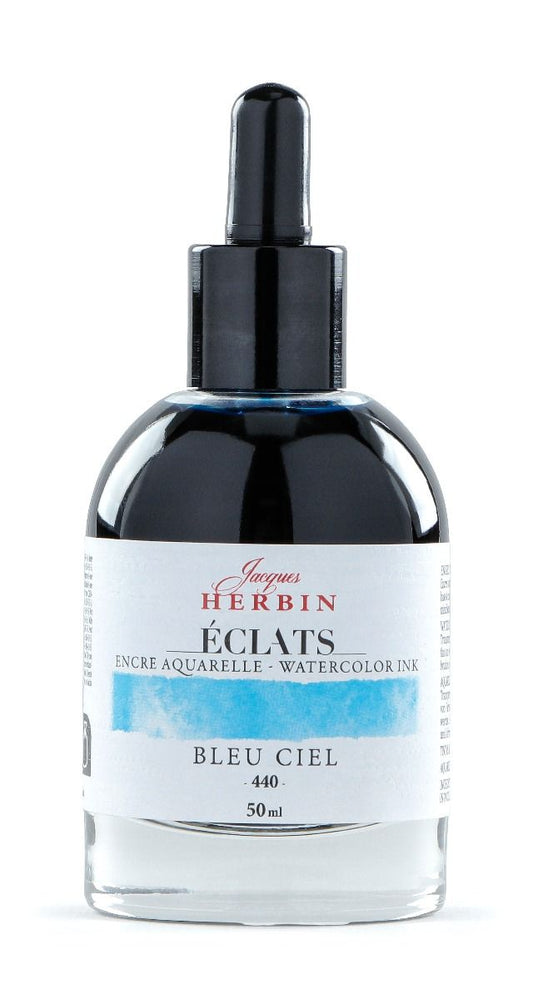 Eclats Watercolour Ink 50ml Bleu Ciel / Sky Blue