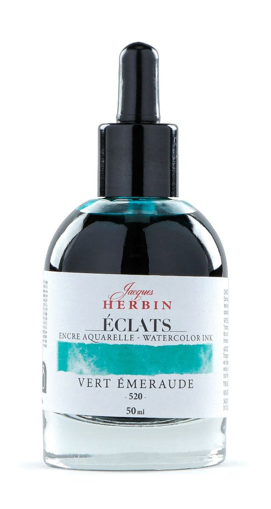 Eclats Watercolour Ink 50ml Vert Emeraude / Emerald Green