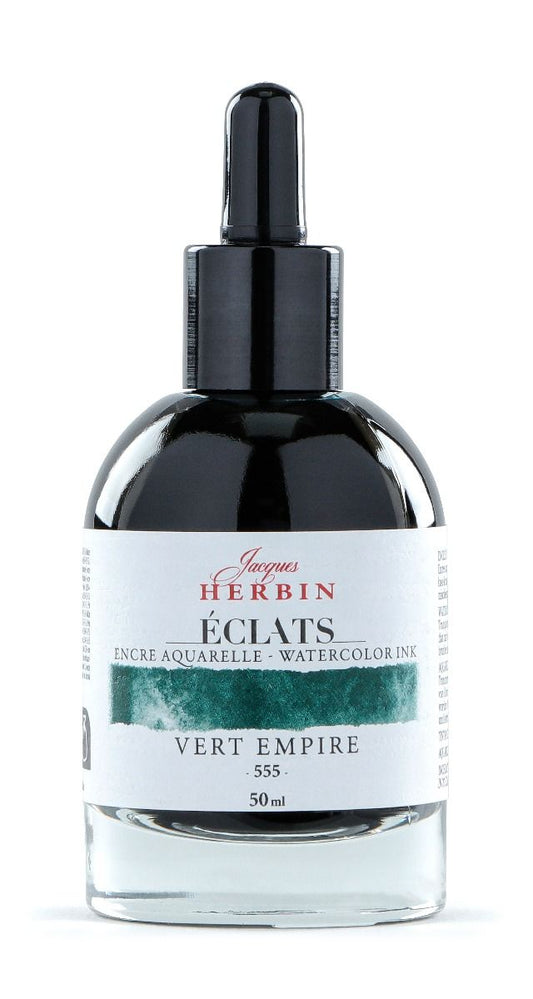 Eclats Watercolour Ink 50ml Vert Empire / Empire Green (discontinued & online only)