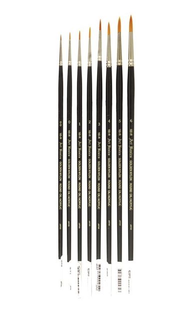 165R Art Basics Golden Nylon Round Size 5