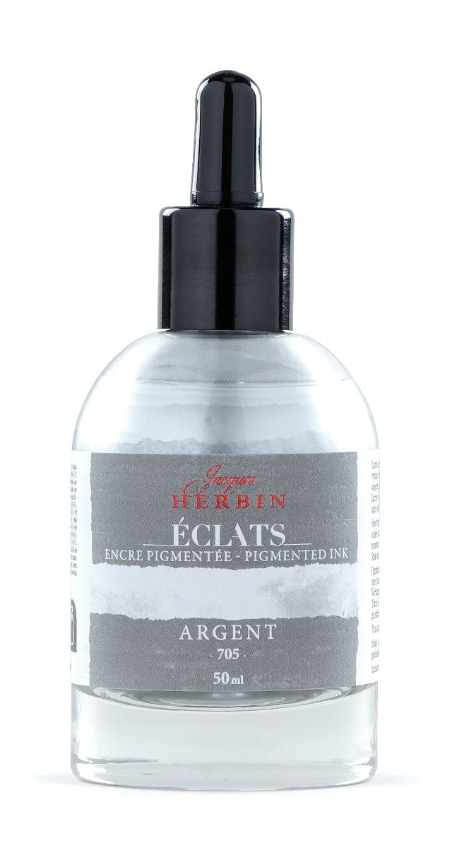 Eclats Watercolour Ink 50ml Argent / Silver