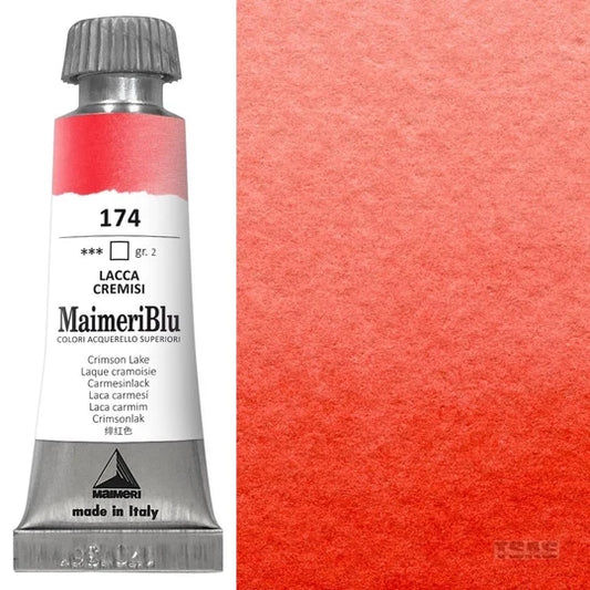 Maimeri Blu Watercolour 12ml Series 2 Crimson Lake 174