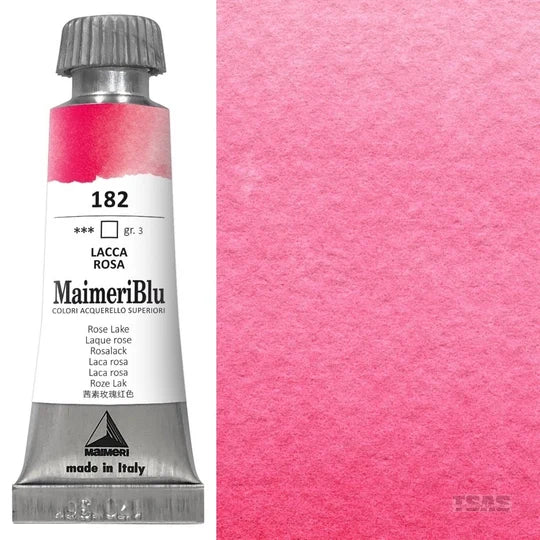 Maimeri Blu Watercolour 12ml Series 3 Rose Lake 182