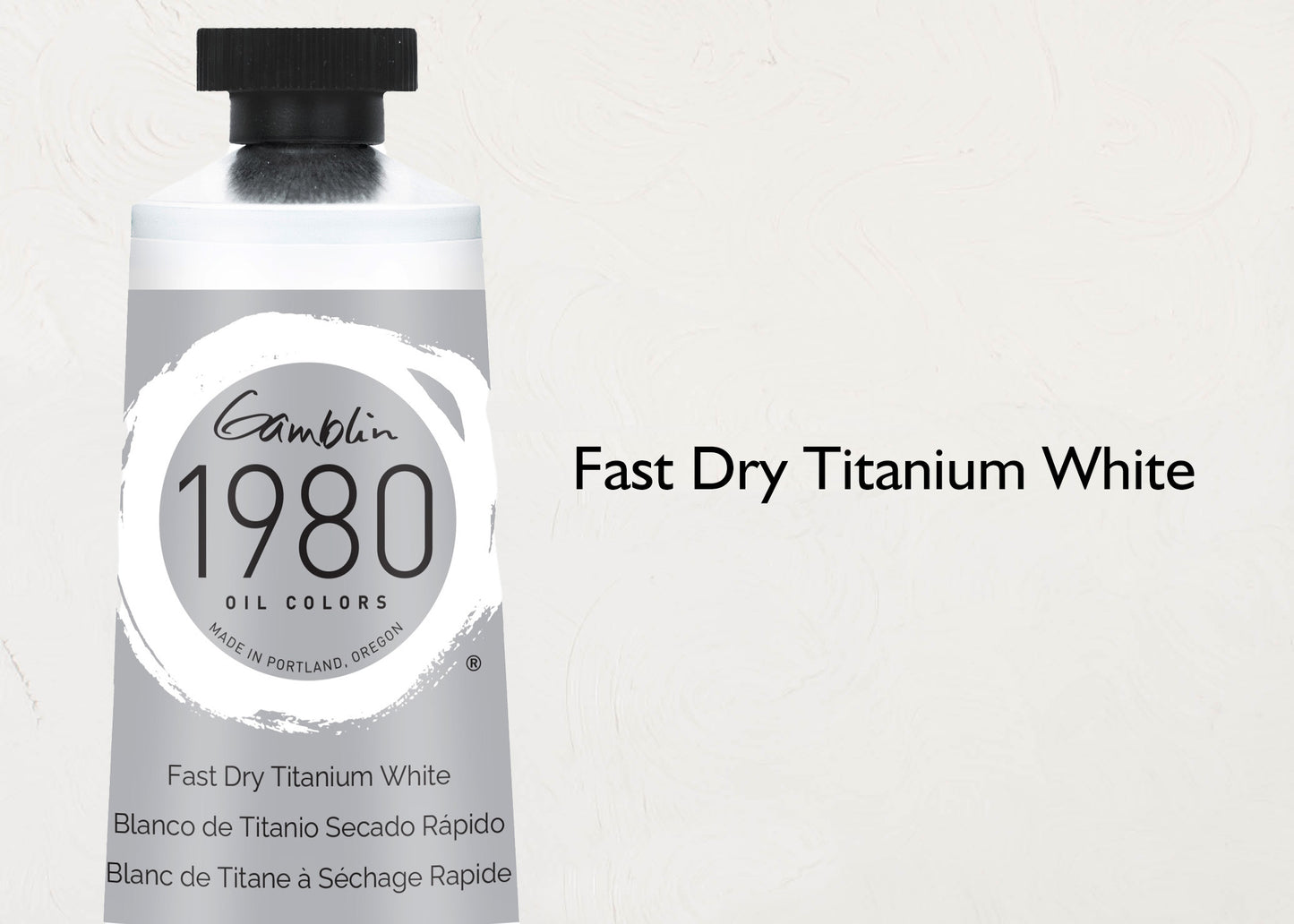 Gamblin 1980 Oil Colour 37ml Series 1 Fast Drying White