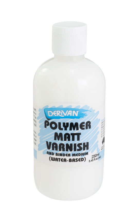 Derivan Polymer MATT Varnish (Water Based) 250ml