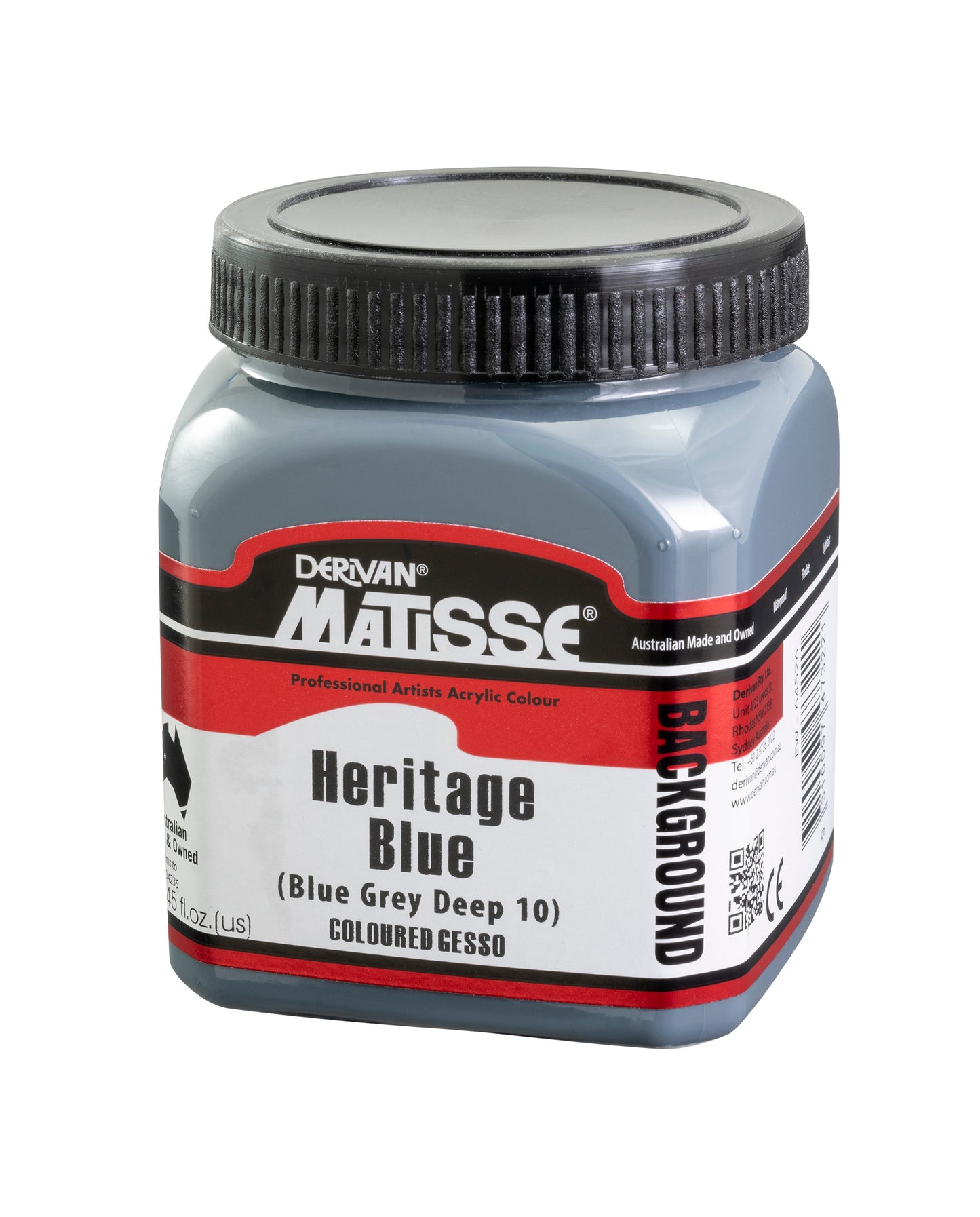 Matisse Background 250ml BLUE GREY DEEP 12 (HERITAGE BLUE)